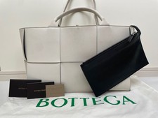 Bottega Veneta Medium Arco Tote Bag White BOTTEGA VENETA Arco Tote Medium Intrec