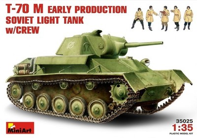 MA35025 MINIART _V 1/35 Soviet Light Tank T-70M. Early production