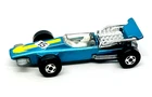 Matchbox Lesney Superfast 34 Formula 1 Racing Car very rare blue, 4 spoke wheels