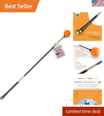 American Made Golf Swing Trainer 43.5'' - Enhance Your Performance Effortlessly