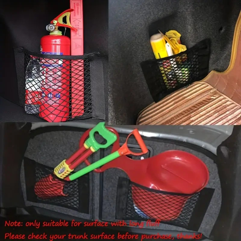 Reti Portaoggetti Auto 80x25cm Rete Universale Bagagliaio Nylon Organizer - Miniatura 4