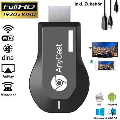 HDMI Dongle Wifi Wlan HD 1920P TV Stick Dongle Chrome Miracast Mac USB Anycast D