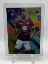 2025-26 Topps Finest Premier League Lyle Foster Gold Refractor /50 #21 Burnley