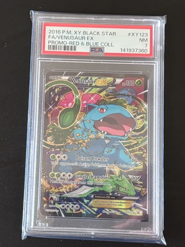 Venusaur EX Xy123 XY Holo  --  PSA 7