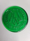 Blenko Festival of Glass 2018 Green Glass Medallion