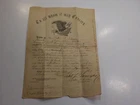 Civil War Document 1864 20th Maine Gettysburg Regiment Scotland Signature VTG