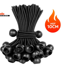 10Pcs Binding Elastic Rope with Elastic Balls Tent Stakes Canvas Tent Cloths Shi