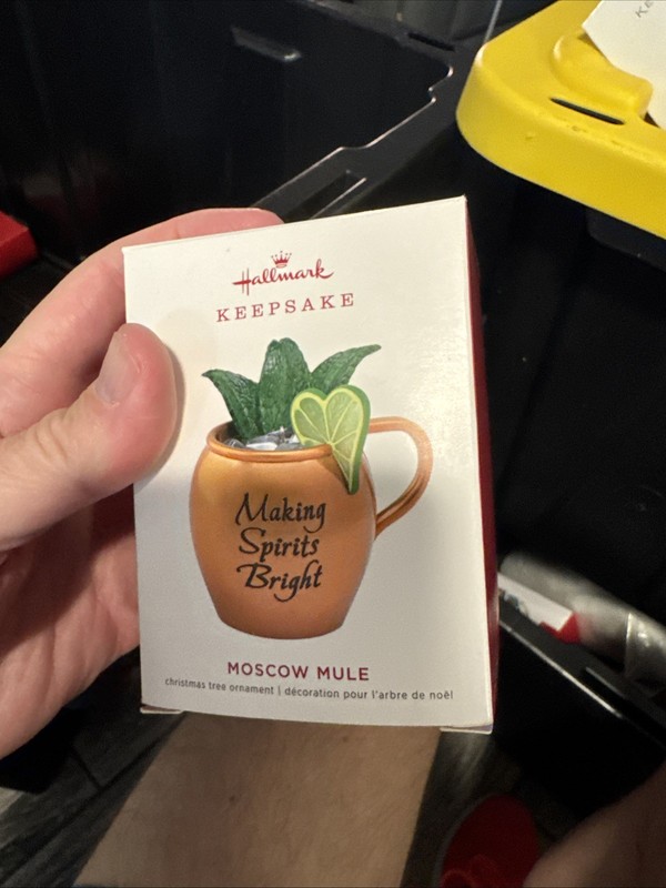 Hallmark MOSCOW MULE 2019 MAKING SPIRITS BRIGHT Keepsake Ornament