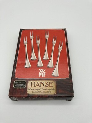 WMF 6  Bowle Gabeln 18/10 Cromargan '' Hanse '', Top Zustand, neuwertig