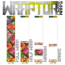 Archery Arrow Wraps - Wraptor Wraps Neon Jungle Print - 13pk