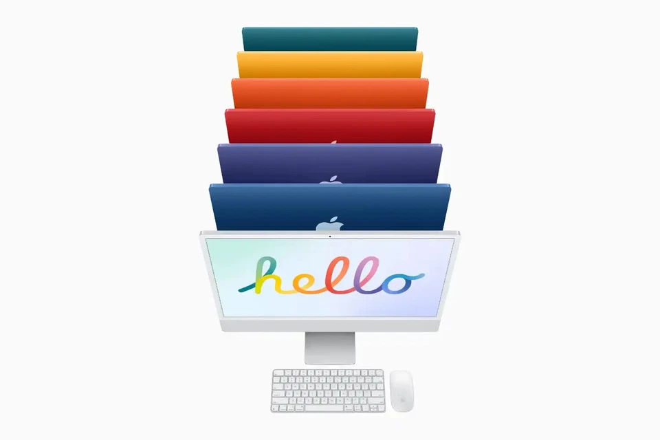 Apple 2021 iMac 24" M1 (8-Core GPU) 8GB RAM 256GB SSD (All colors) - Excellent - Image 2 of 4