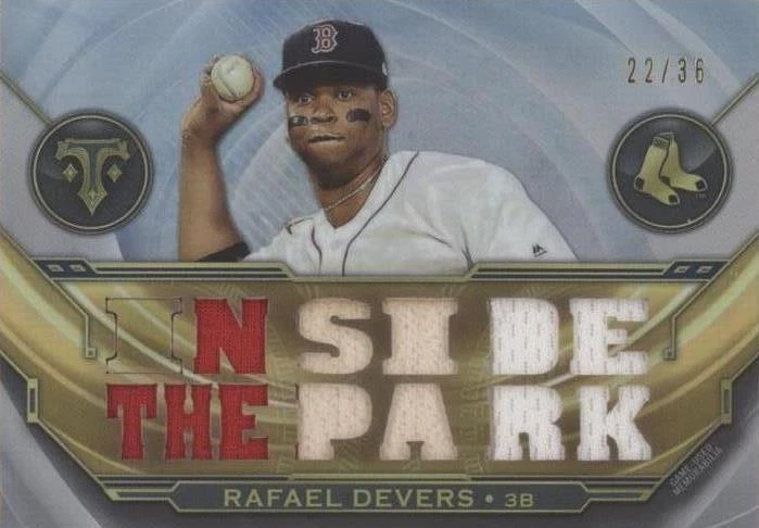 Topps Triple Threads 2020 Michael Chavis Rafael Devers Xander