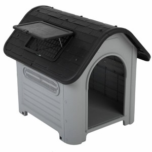 large plastic kennel