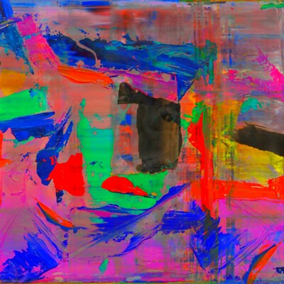 Ausstellungsstück! Abstrakt Dream 02 100x100 Acrylglas/ Bild/Loft/Glas/Pop Art