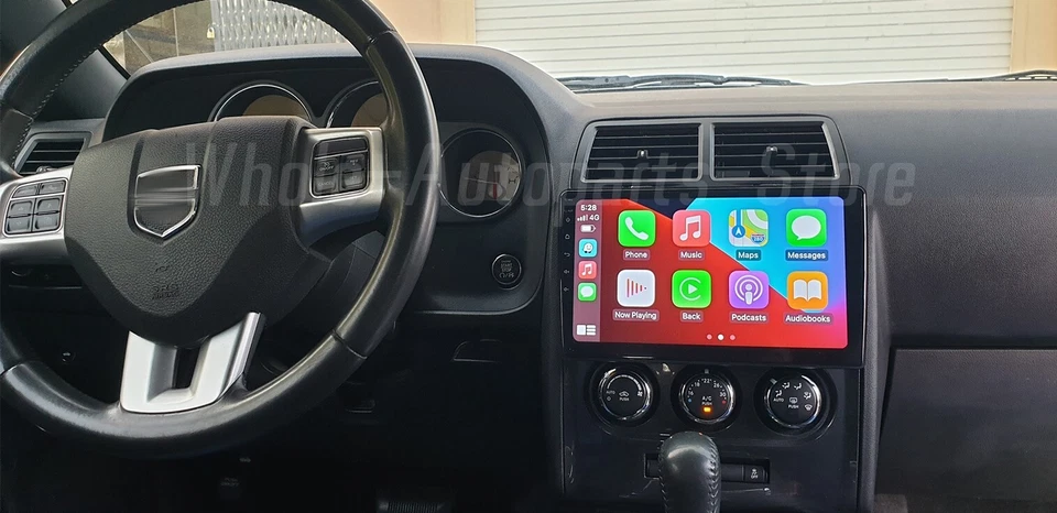 For 2008-2014 Dodge Challenger 10" Android 13 Carplay Car Stereo Radio GPS WIFI - Image 3 of 4