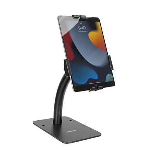 Anti-Theft Universal Tablet Kiosk Stand for Countertops | Secure Retail Tablet Holder for All Devices