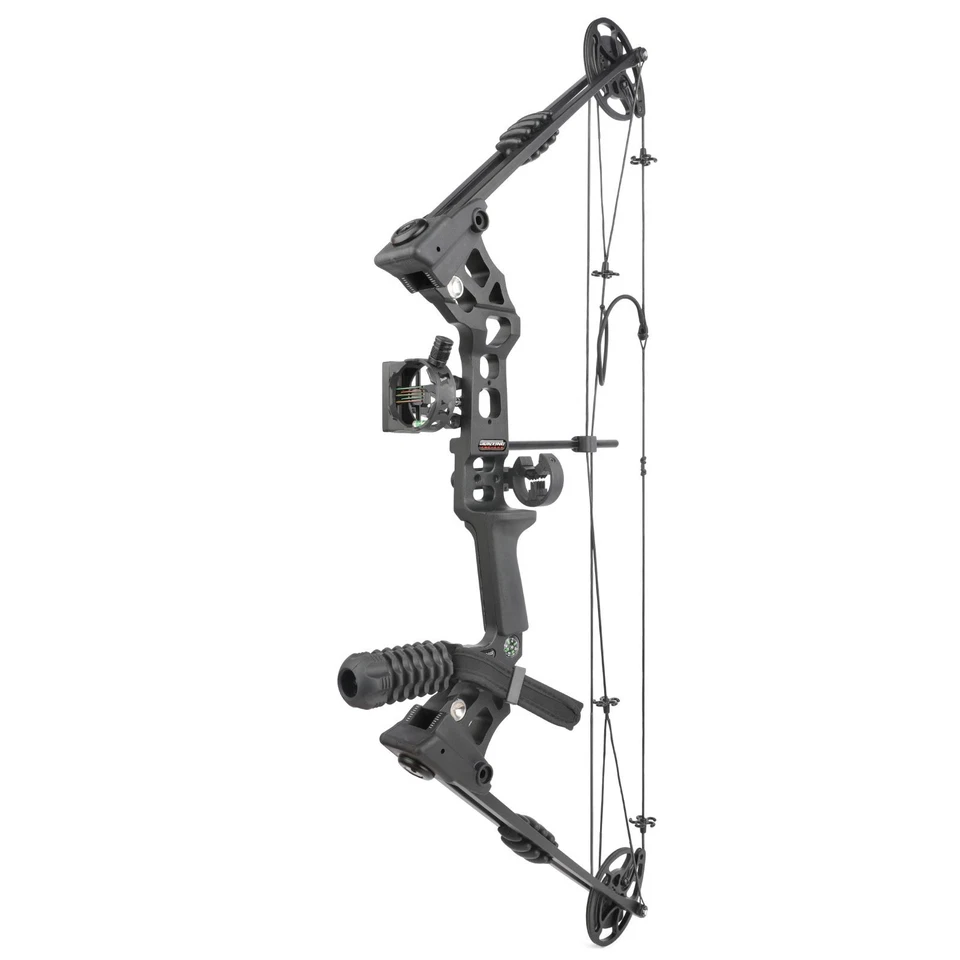 Archery Compound Bow Set 20-70lbs Adjustable 320FPS Arrows Shoot RH LH Hunt X8 - Image 4 of 4