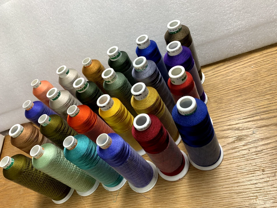 Madeira Rayon 24 Thread Embroidery 2000m to 5000m per cone Lot 2 Multiple Colors - Image 3 of 4