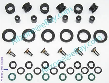 Fuel Injector Service Repair Kit O'rings Seals Micro FIlters Honda Acura V6 