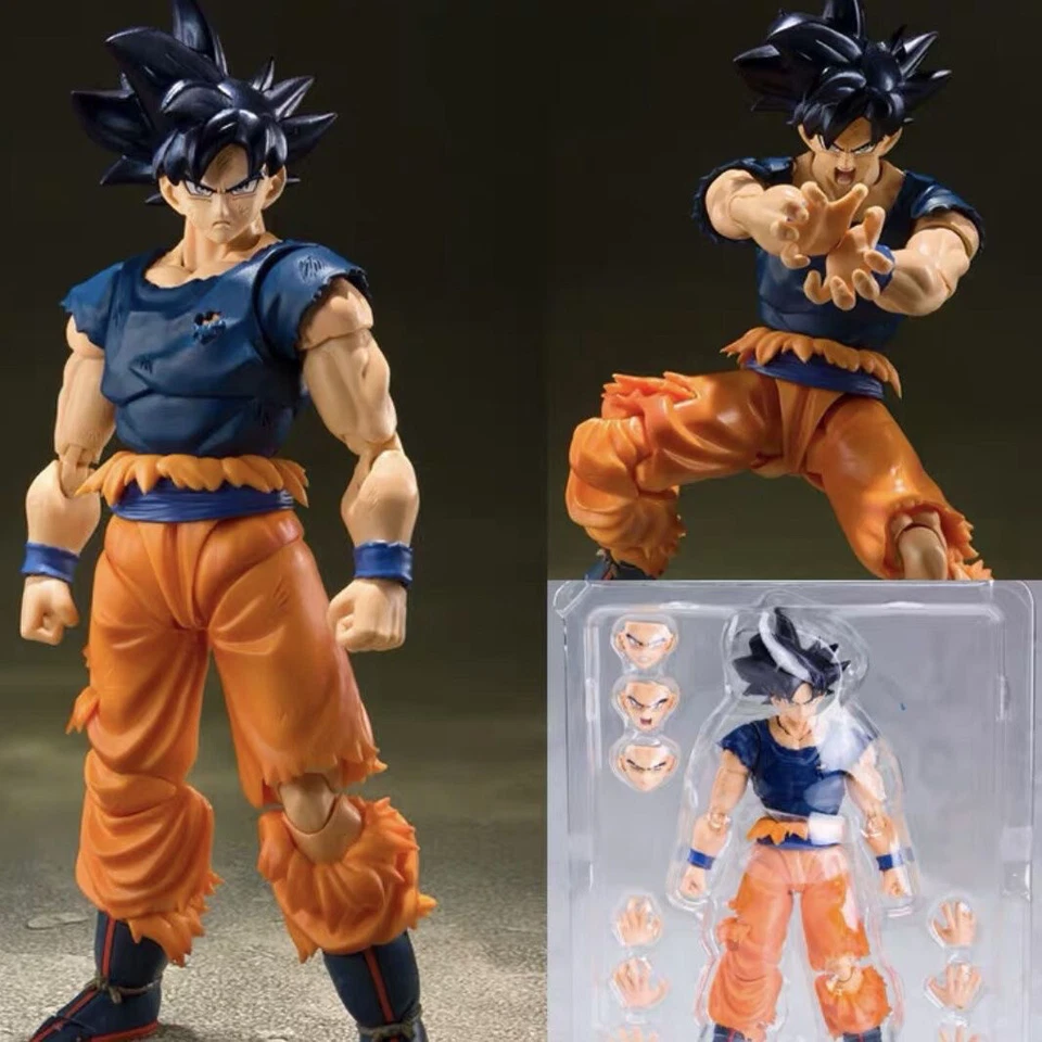 Nuevo Son Goku SHF Dragon Ball Super Ultra Instinct 6 pulgadas figura de acción conjunto de caja Foto 2 de 4
