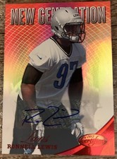 2012 Donnell Lewis Certified Mirror Red Signatures Autograph Signed RC #82/350