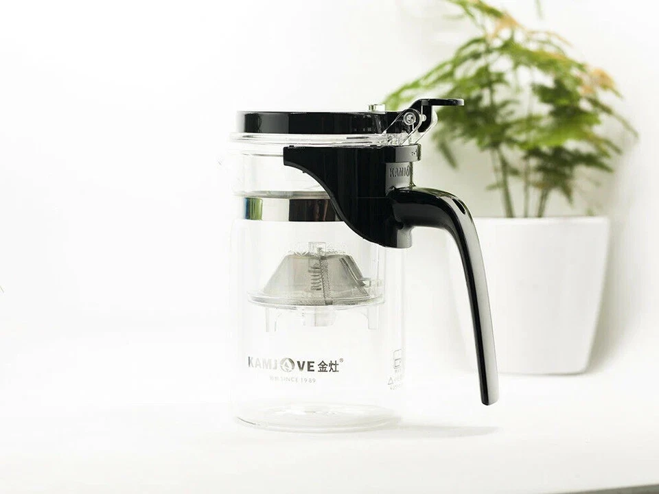 400ml 500ml 750ml Auto Open Glass Teapot K-200 Kamjove Kongfu Teaware Kettle - Image 2 of 4