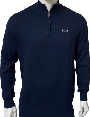 HUGO BOSS WINTERPULLOVER LANGARM HIGH NECK QUARTER ZIP