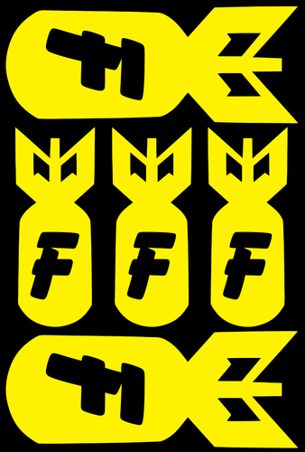 F Bomb Multi Pack 2 Sticker Vinyl Decal Drift Race Car Window Funny Japan Jdm - Picture 10 of 18