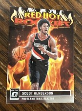 2023-24 Donruss Optic Basketball Scoot Henderson Red Hot Rookies RC 