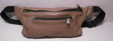 Marsupio marsupio in vera pelle marrone cioccolato marsupio viaggio escursionismo campeggio