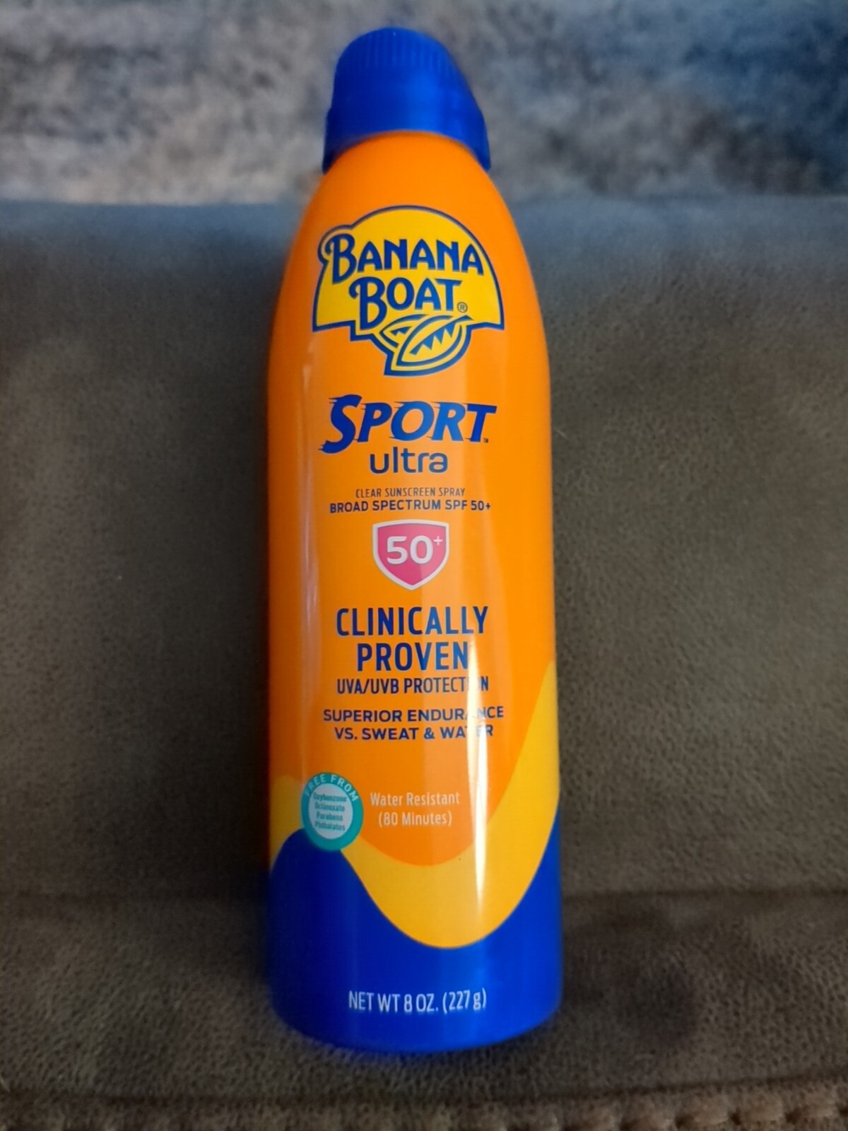 Banana Boat Sport Ultra Clear SPF 50+ Sunscreen Spray 8 Oz Expires 10/25