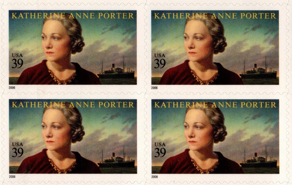 USA 2006 KATHERINE ANNE PORTER AUTHOR 20 STAMPS SHEET ONE DESIGN SCOTT 4030 MNH - Image 3 of 4