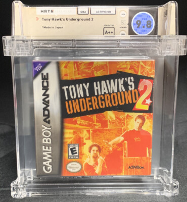 Tony Hawk's Underground 2 (Nintendo Game Boy Advance GBA) WATA Graded 9.8 / A++
