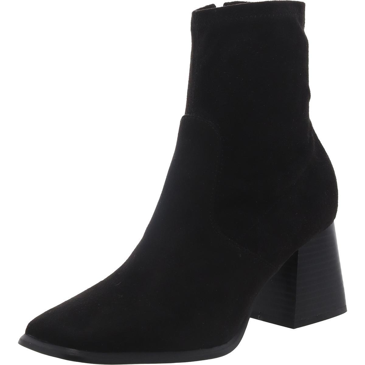 Женские ботильоны Marc Fisher Rodana из искусственной замши черного цвета 6 Medium (B,M) BHFO 0340