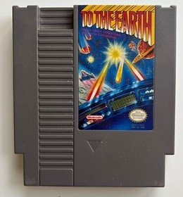 To the Earth NES Cartridge (Nintendo Entertainment System, 1990) Tested, Working