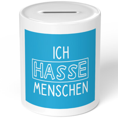 Ich hasse Menschen, blau 10701002317