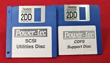 Power-Tec SCSI Utilities & CDFS Discs for Acorn RISC OS Alsystems 1995 DD