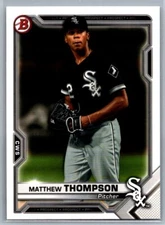 2021 Bowman #BP-74 Matthew Thompson Prospects