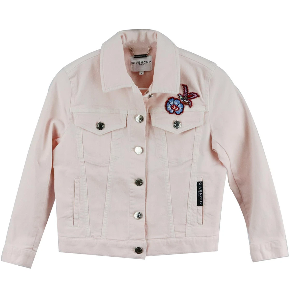 GIVENCHY KIDS GIRLS LOGO DENIM JACKET 8 YEARS eBay