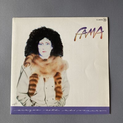 Fama   Aunque Este Mas Oscuro single promo 7'' Mint/Mint E-34.592