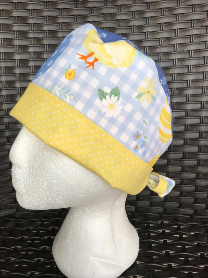Easter  ✝️  Surgical Cap Nurses Scrub Hat Womens USA 🇺🇸 Made Cotton ships fast - Image 2 of 3