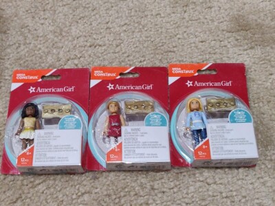 NEW Mega Bloks American Girl Series 1 Lot of 3 Figure Packs Mega Construx