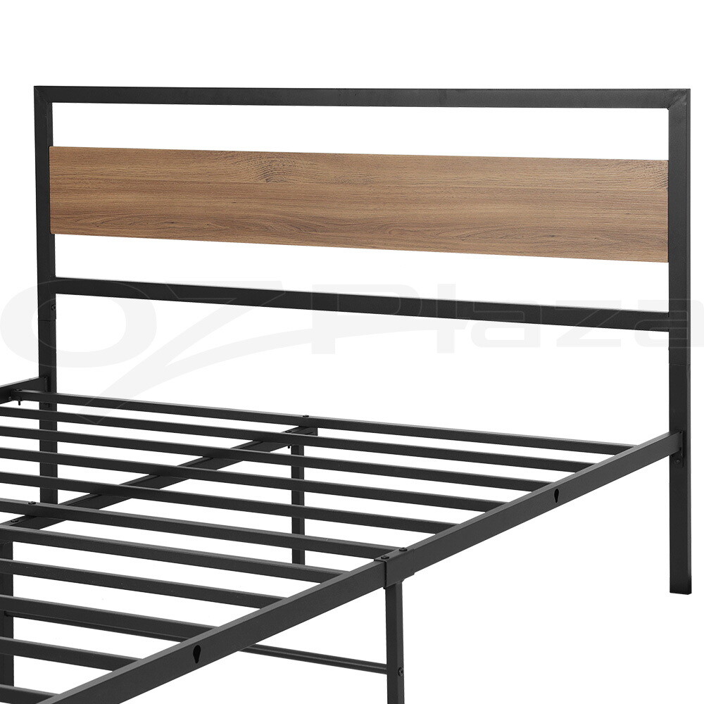 Artiss Bed Frame Metal Bed Base Double Queen Size Drawers Platform
