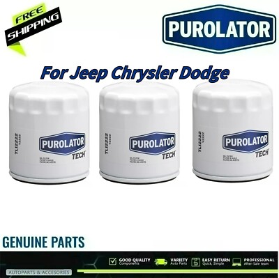3 OEM PUROLATOR Engine Oil Filter MO-339 For Jeep Chrysler Dodge