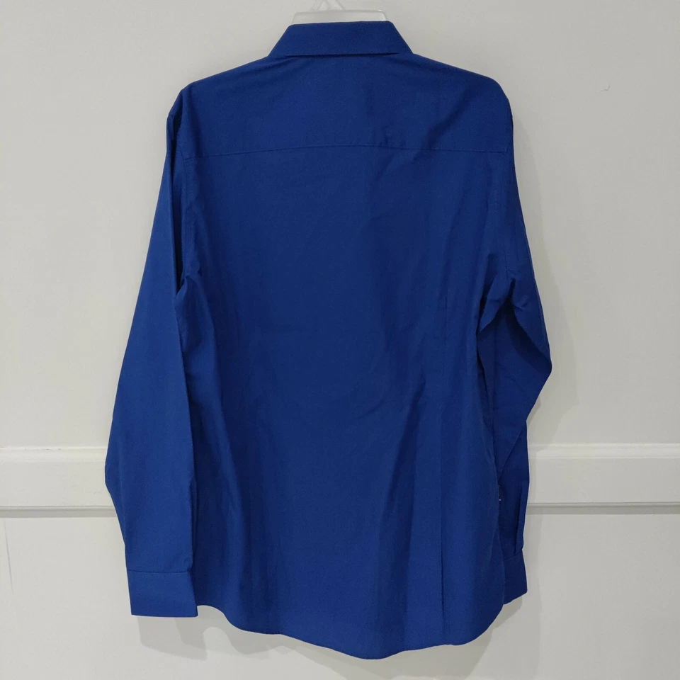 Indianapolis Colts Antigua Dynasty Woven Button-Down Shirt Royal Blue M 6D032 - Image 2 of 2