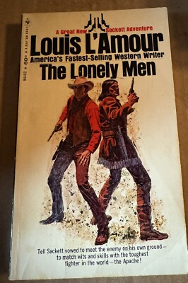1969 Louis L Amour The Lonely Men Western Novel Paperback Book