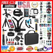 Accessories Kit Pack for Go pro 12 11 10 9 Hero Black, Waterproof Housing Cas...