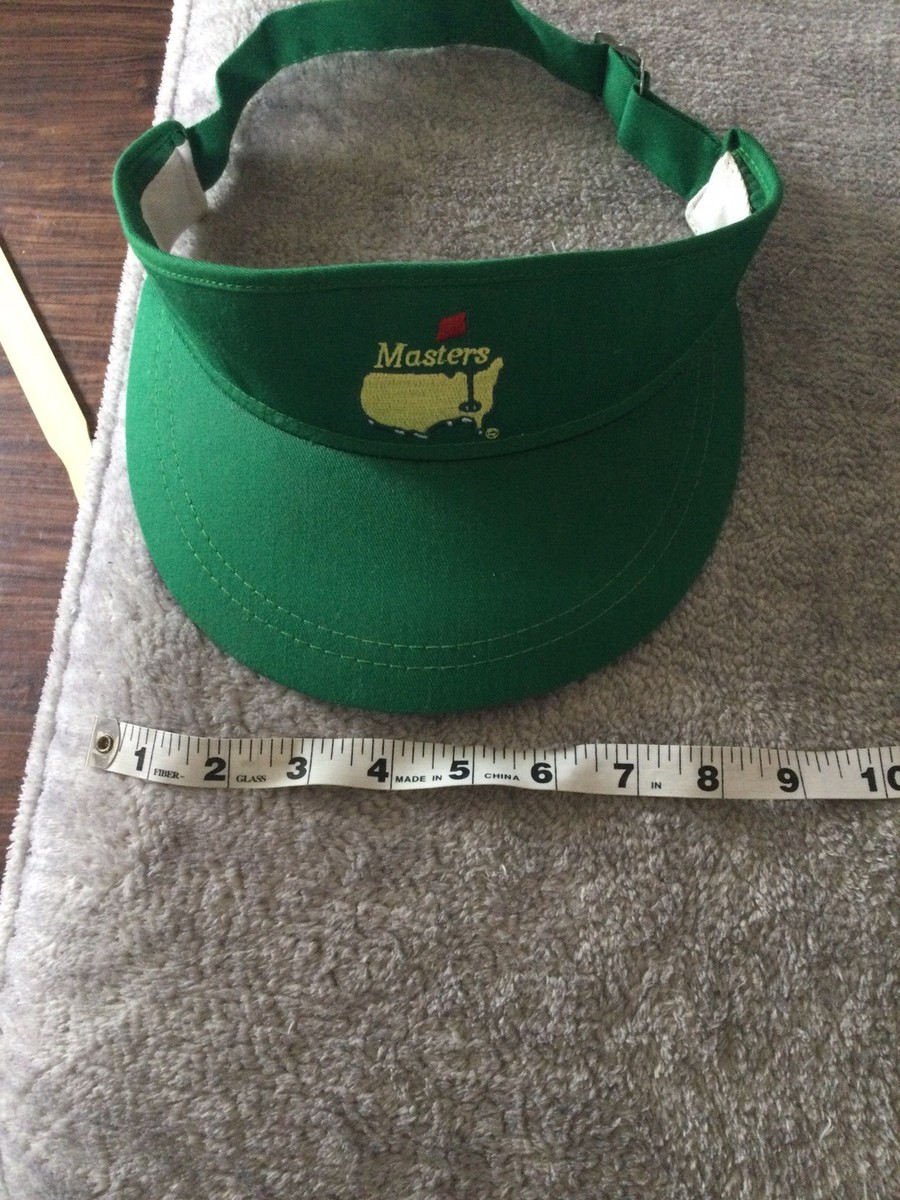 Masters Golf Sun Visor Augusta National Green Embroidered