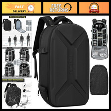 Waterproof DSLR Camera Backpack, Hardshell Bag with Rain Cover  Tripod Holder,