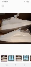Steve Madden White Rhinestone Low Top Athletic Sneakers Lace Up